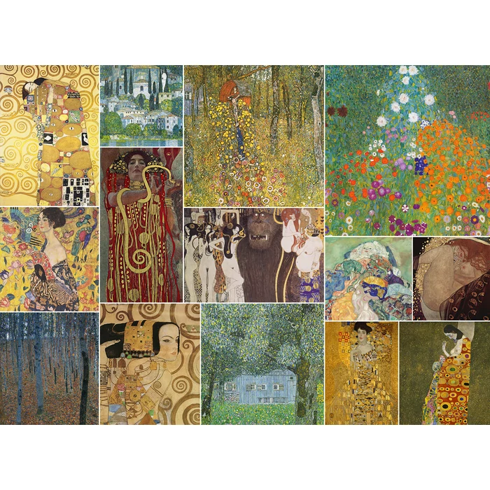 Bluebird 6000 db-os puzzle - Gustav Klimt - Collage (60156)