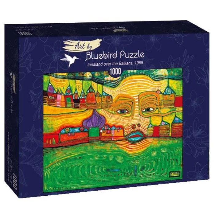 Bluebird Art by 60063 - Hundertwasser - Irinaland over the Balkans - 1000 db-os puzzle