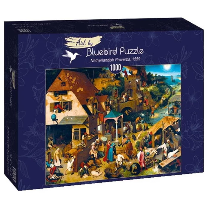 Bluebird Art by 60028 - Pieter Bruegel - Netherlandish Proverbs - 1000 db-os puzzle