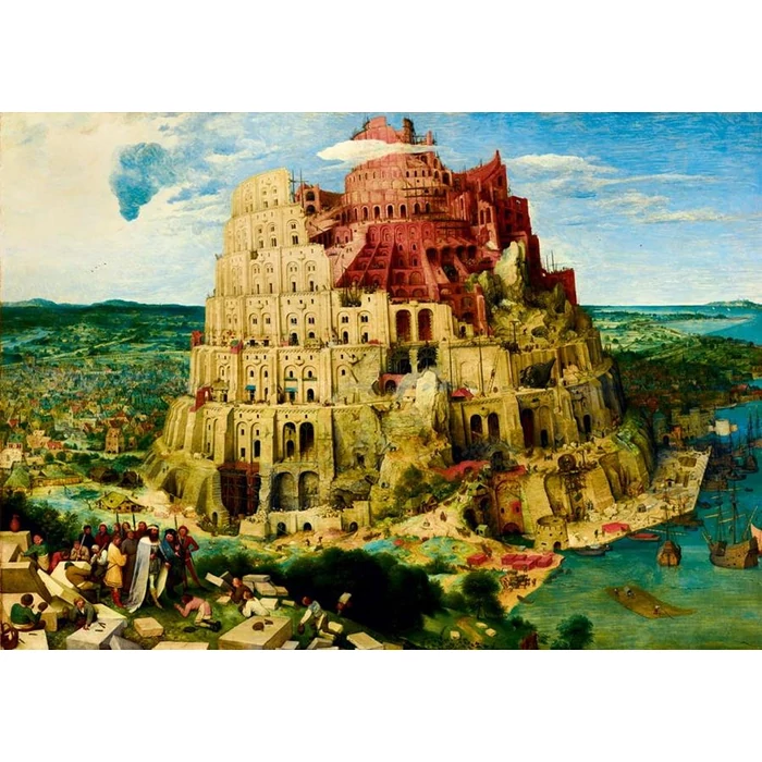 Bluebird Art by 60027 - Pieter Bruegel - The Tower of Babel - 1000 db-os puzzle