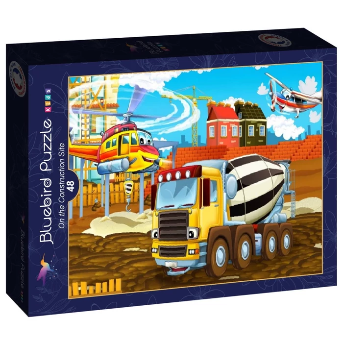 Bluebird 90046 - On the Construction Site - Kids 48 db-os puzzle