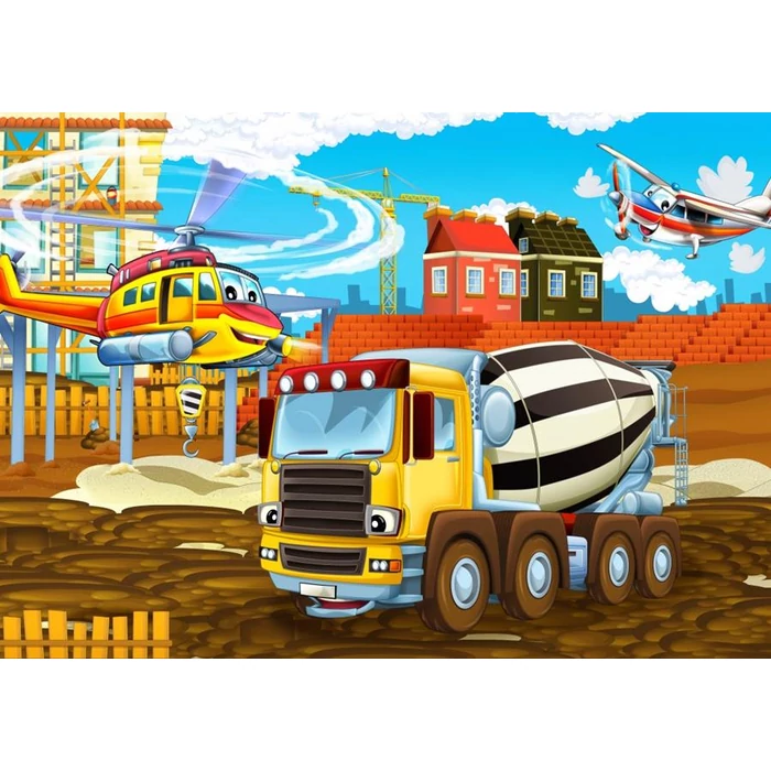 Bluebird 90046 - On the Construction Site - Kids 48 db-os puzzle