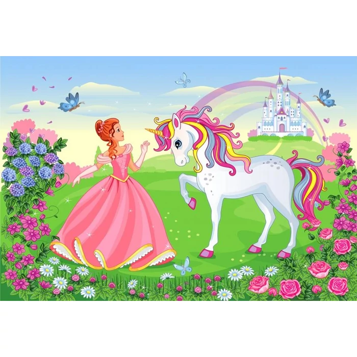 Bluebird 90090 - The Princess and the Unicorn - Kids 300 db-os puzzle