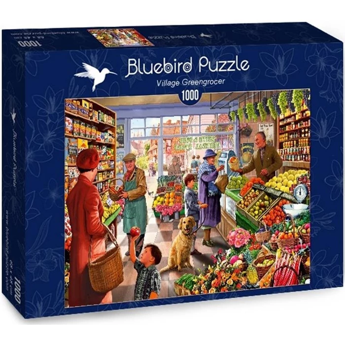 Bluebird 70232 - Village Greengrocer - 1000 db-os puzzle