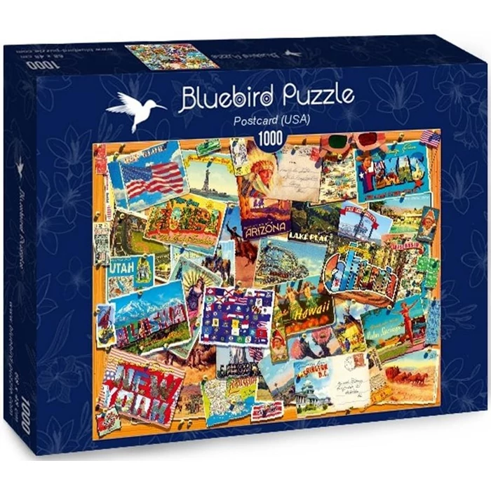 Bluebird 70309 - Postcard (USA) - 1000 db-os puzzle