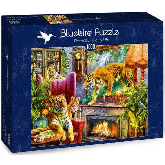 Bluebird 70310 - Tigers Coming to Life - 1000 db-os puzzle