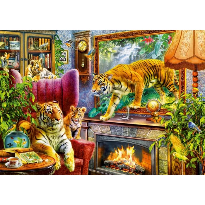 Bluebird 70310 - Tigers Coming to Life - 1000 db-os puzzle