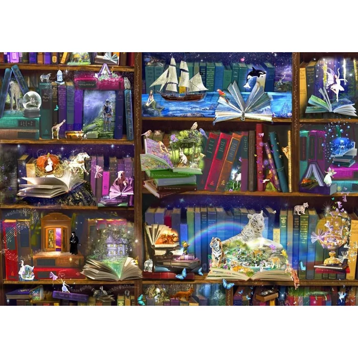 Bluebird puzzle 70199 - Library Adventures in Reading - 3000 db-os puzzle