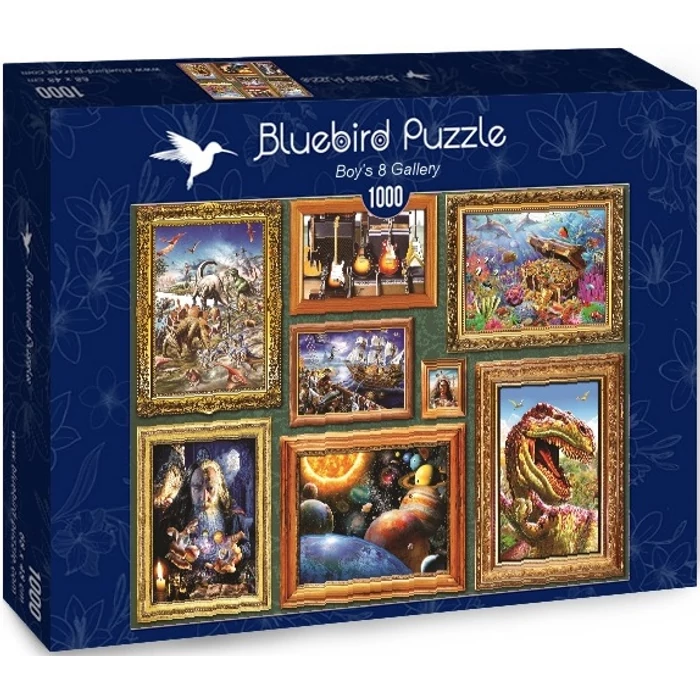 Bluebird puzzle 70233 - Boy's 8 Gallery - 1000 db-os puzzle