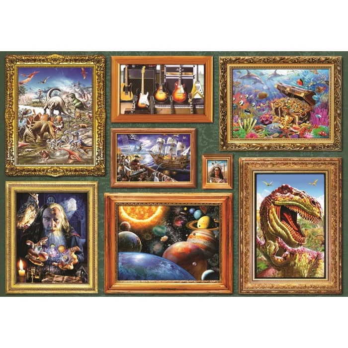 Bluebird puzzle 70233 - Boy's 8 Gallery - 1000 db-os puzzle