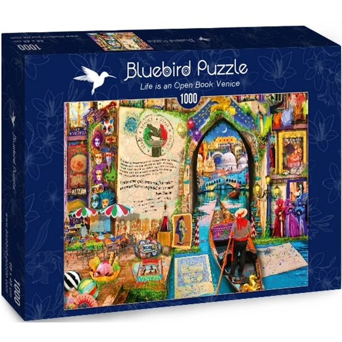 Bluebird puzzle 70242 - Life is an Open Book Venice - 1000 db-os puzzle