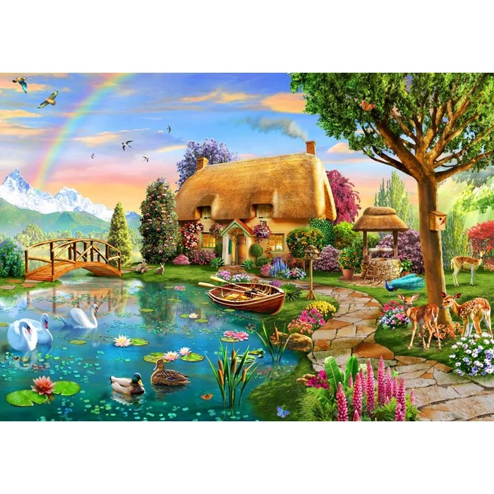 Bluebird 70254 - Lakeside Cottage - 6000db-os puzzle
