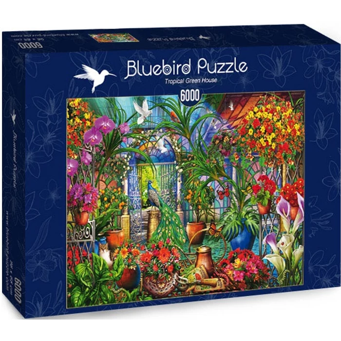 Bluebird 70258- Tropical Green House - 6000db-os puzzle