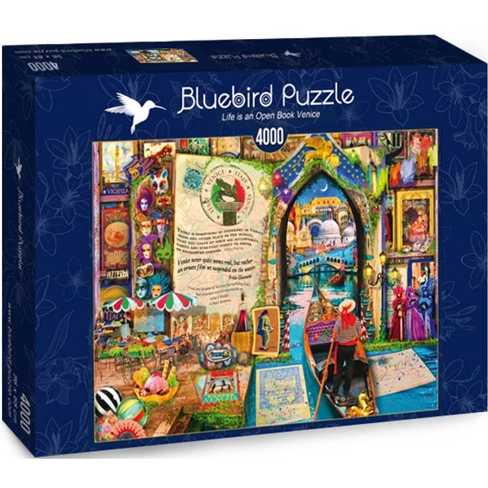 Bluebird puzzle 70259 - Life is an Open Book Venice - 4000 db-os puzzle