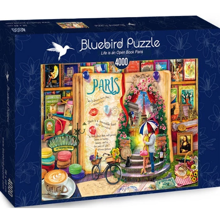 Bluebird puzzle 70262 - Life is an Open Book Paris - 4000 db-os puzzle