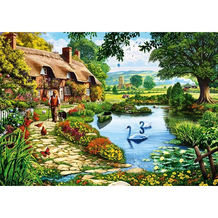Bluebird 70315 - Cottage by the Lake - 1000 db-os puzzle