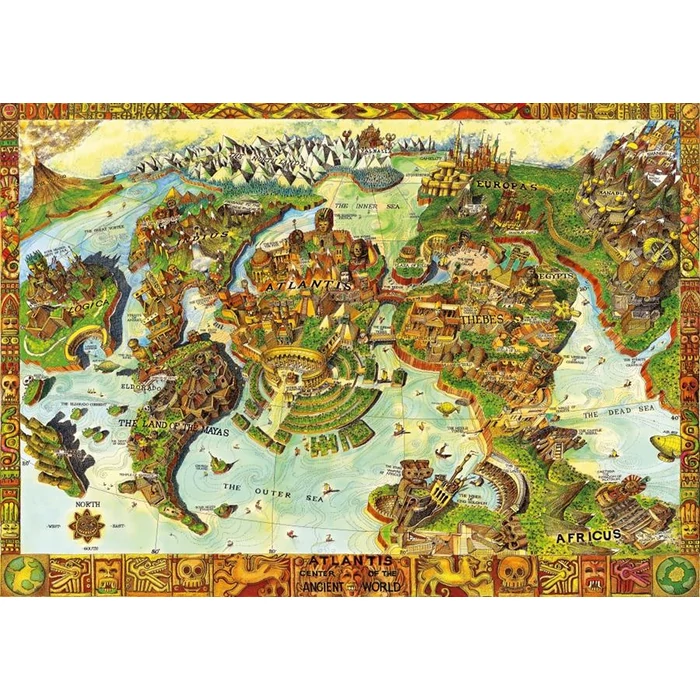 Bluebird 70317 - Atlantis Center of the Ancient World - 1000 db-os puzzle