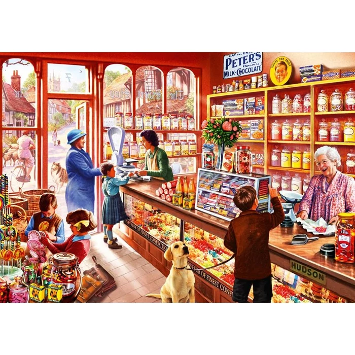 Bluebird 70318 - Sweetshop - 1000 db-os puzzle