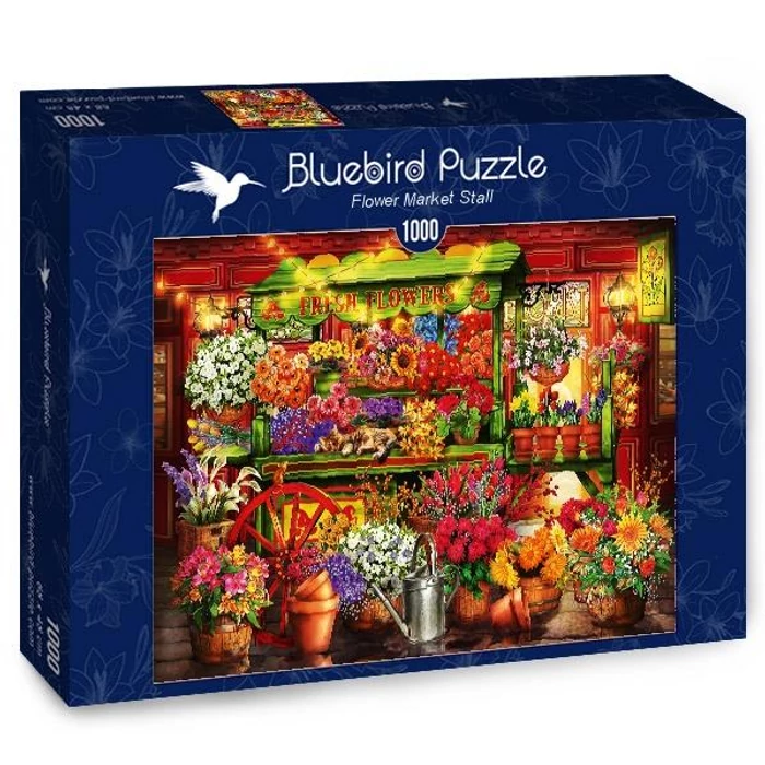 Bluebird 70333 - Flower Market Stall - 1000 db-os puzzle