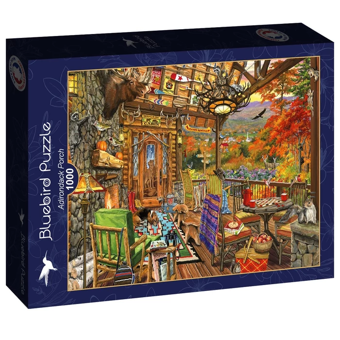 Bluebird 1000 db-os puzzle - Adirondack Porch (90029)
