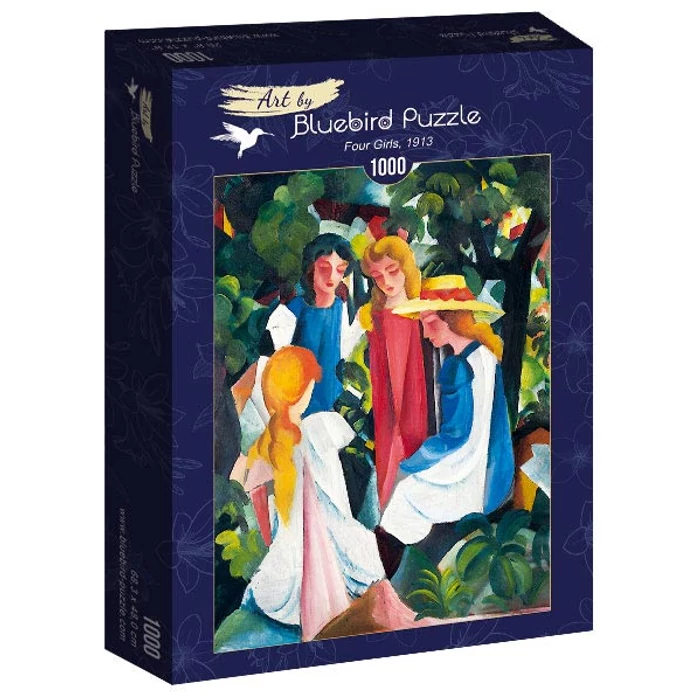 Bluebird Art by 60082 - August Macke - Four Girls, 1913 -  1000 db-os puzzle