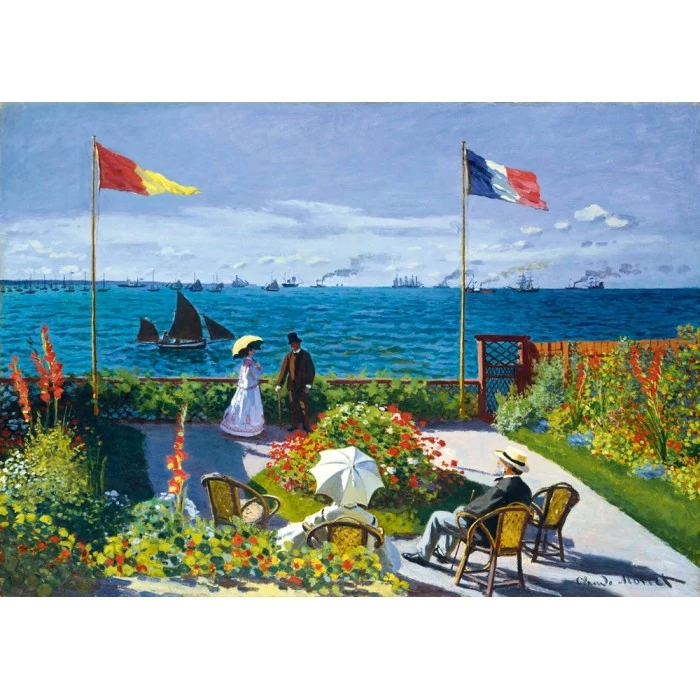 Bluebird 60238 - Claude Monet - Kert Sainte-Adresse-ban 1867 -1000 db-os Art by puzzle