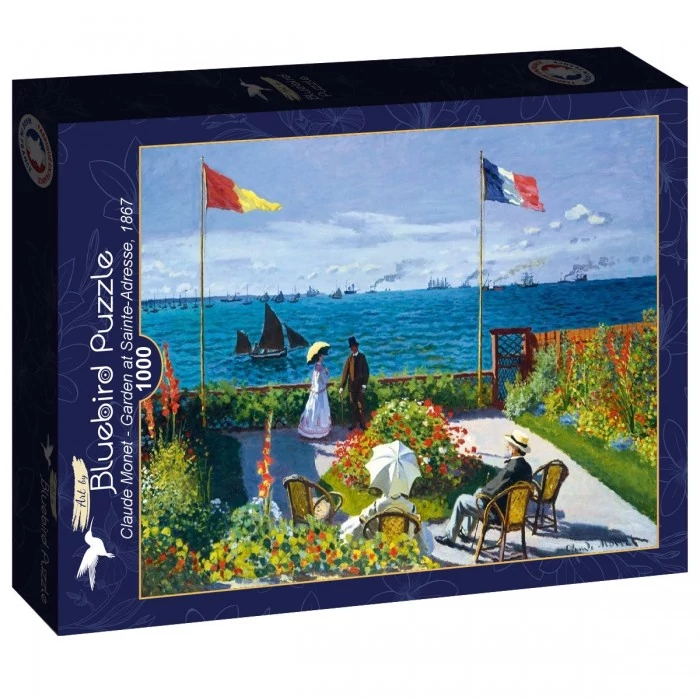 Bluebird 60238 - Claude Monet - Kert Sainte-Adresse-ban 1867 -1000 db-os Art by puzzle