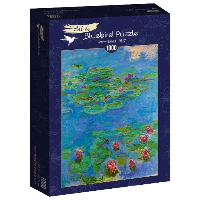 Bluebird Art by 60062 - Claude Monet - Water Lilies, 1917 - 1000 db-os ...
