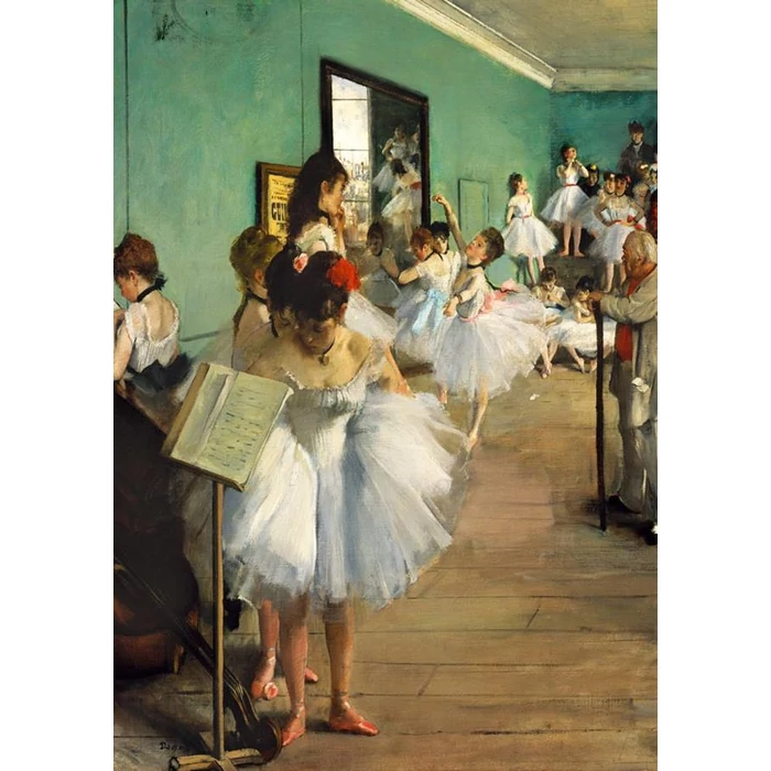 Bluebird Art by 60046 - Degas - The Dance Class, 1874 - 1000 db-os puzzle