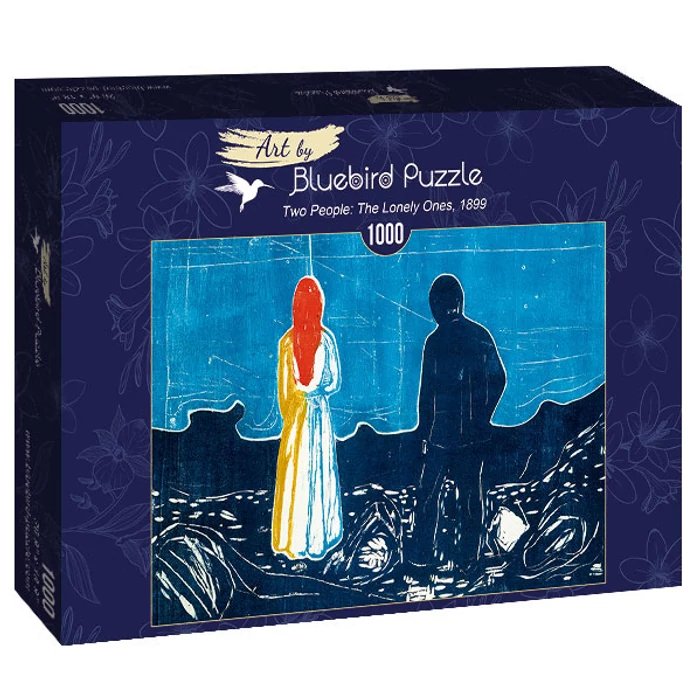Bluebird 60129 - Edvard Munch - Two People: The Lonely Ones, 1899 - 1000 db-os Art by puzzle