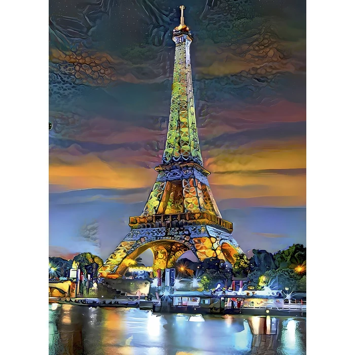 Bluebird 1000 db-os puzzle - Eiffel Tower at Sunset Paris (90291)