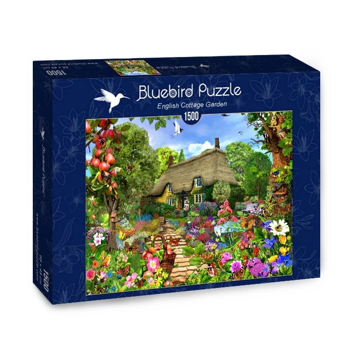 Bluebird 90010 English Cottage Garden - 1500 db-os puzzle