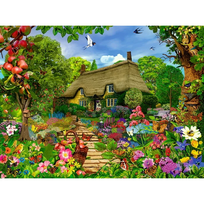 Bluebird 90010 English Cottage Garden - 1500 db-os puzzle