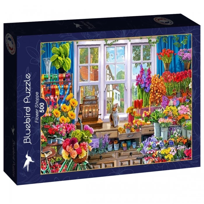 Bluebird 90570 - Flower Shoppe - 500db-os puzzle