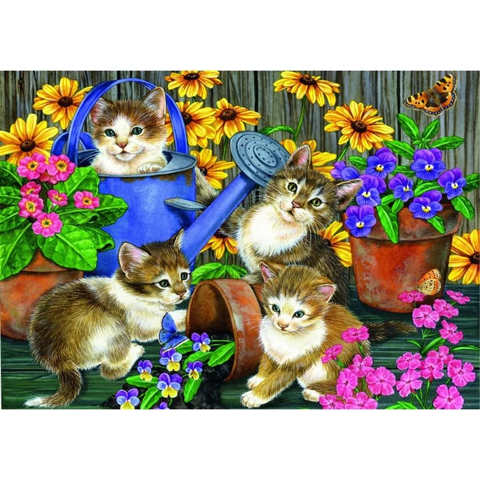 Bluebird 70489 - Garden Mischief - 1000 db-os puzzle