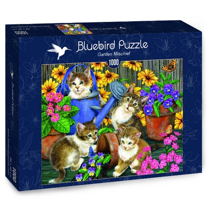Bluebird 70489 - Garden Mischief - 1000 db-os puzzle