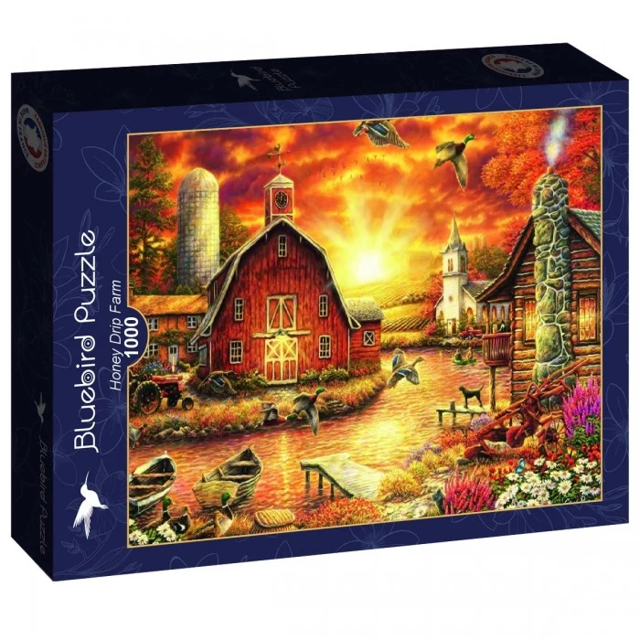 Bluebird 90564 - Honey Drip Farm - 1000 db-os puzzle