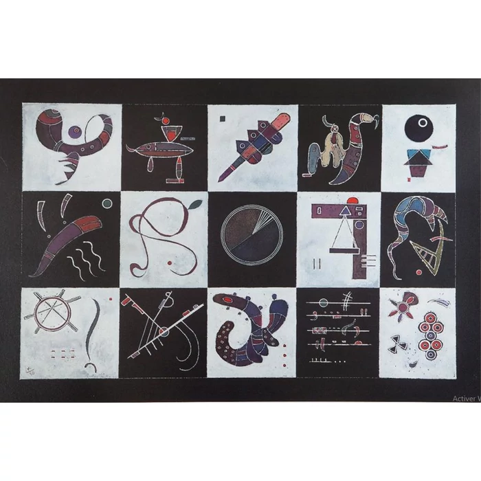 Bluebird 60109 - Kandinsky - Quinze, 1959 - 1000 db-os Art by puzzle