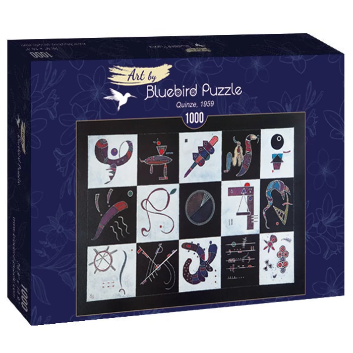 Bluebird 60109 - Kandinsky - Quinze, 1959 - 1000 db-os Art by puzzle
