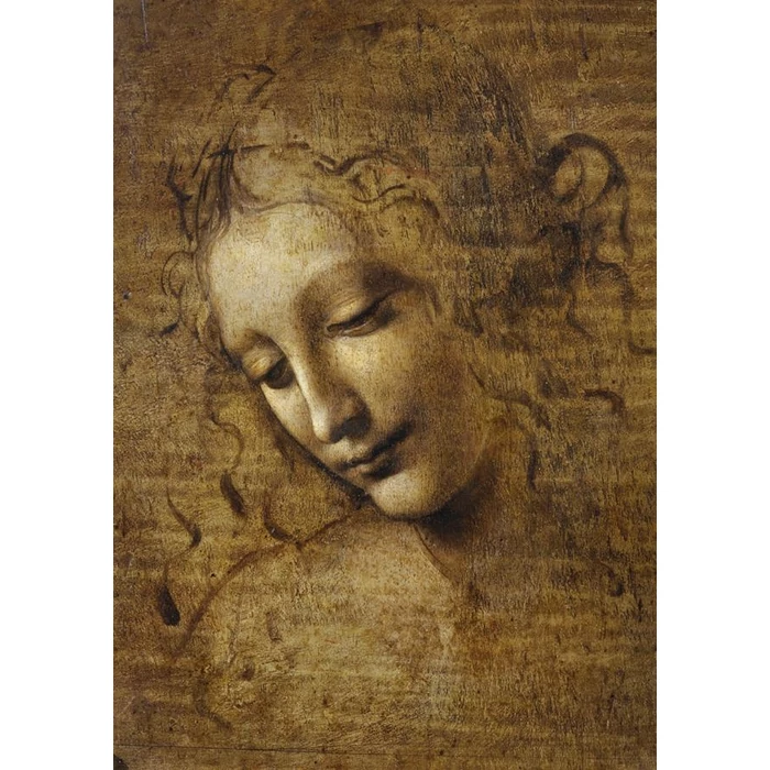 Bluebird 60117 - Leonardo da Vinci - La Scapigliata, 1506-1508 - 1000 db-os Art by puzzle