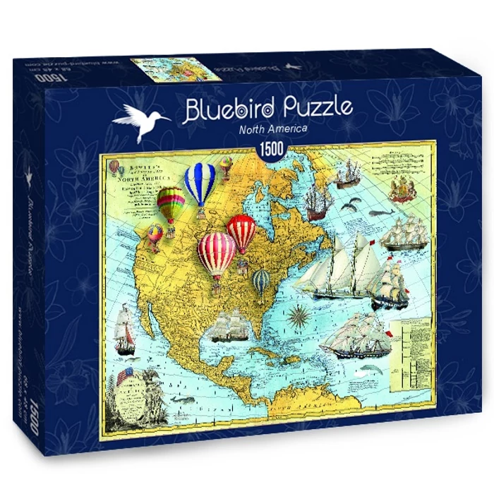 Bluebird 70486 - North America - 1500 db-os puzzle