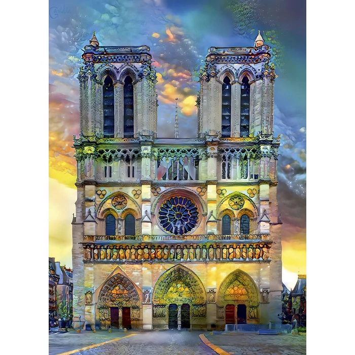 Bluebird 1000 db-os puzzle - Notre Dame - Paris Cathedral (90039)
