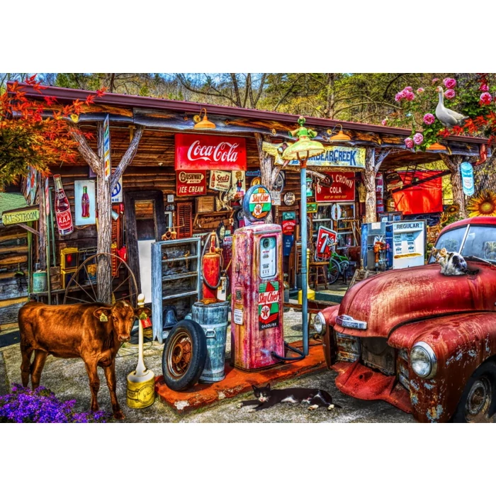 Bluebird 90003 On the Back Roads in the Country - 1500 db-os puzzle