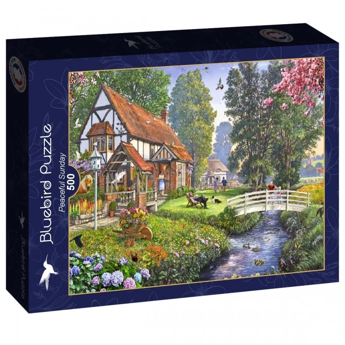 Bluebird 90571 - Peaceful Sunday - 500 db-os puzzle