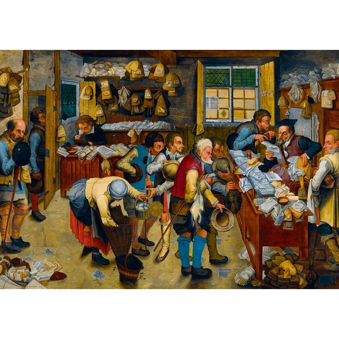 Bluebird Art by 60085 - Pieter Brueghel the Younger - The Tax-collector's Office, 1615 - 1000 db-os puzzle