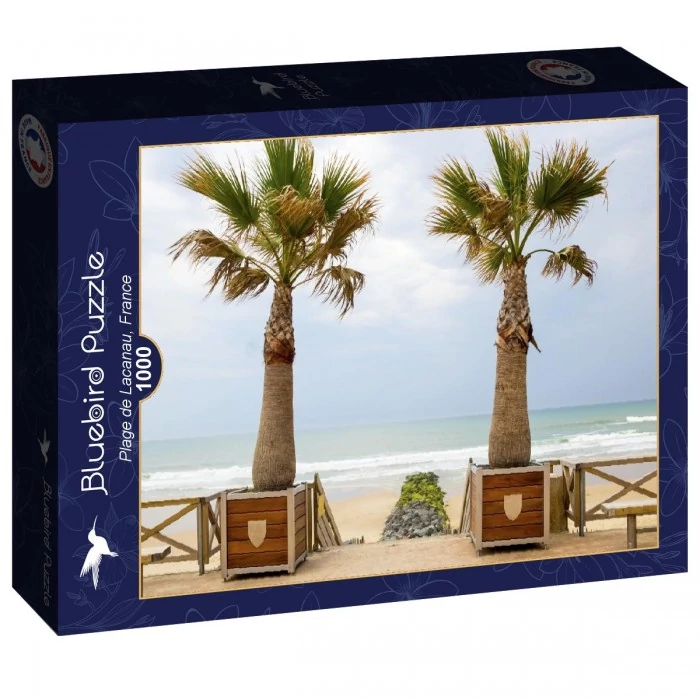 Bluebird 90484 - Plage de Lacanau, France - 1000 db-os puzzle