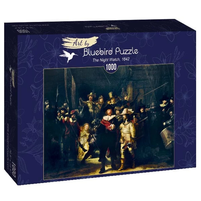 Bluebird Art by 60078 - Rembrandt - The Night Watch, 1642 - 1000 db-os puzzle