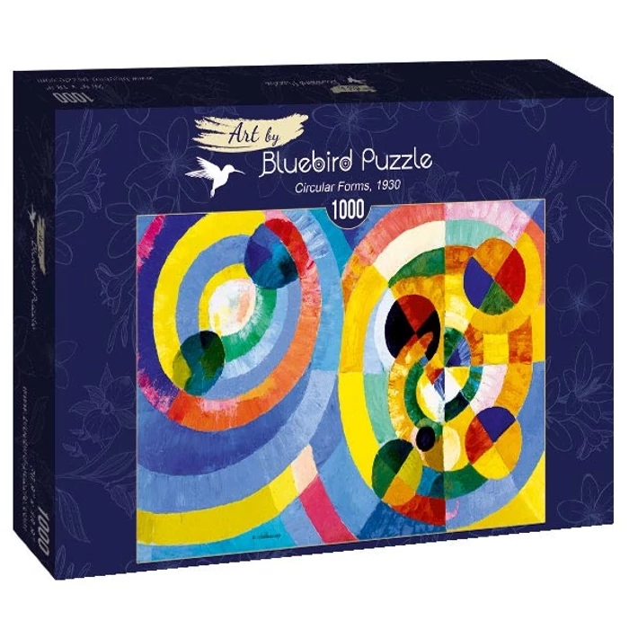 Bluebird Art by 60081 - Robert Delaunay - Circular Forms, 1930 - 1000 db-os puzzle