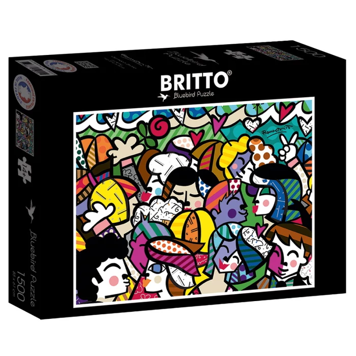 Bluebird 90021 Romero Britto - Looking into the future - 1500 db-os puzzle