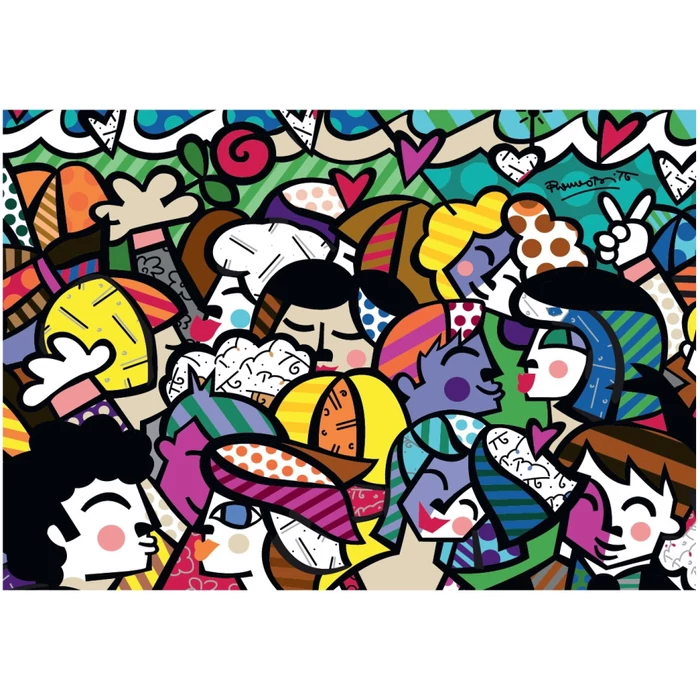 Bluebird 90021 Romero Britto - Looking into the future - 1500 db-os puzzle